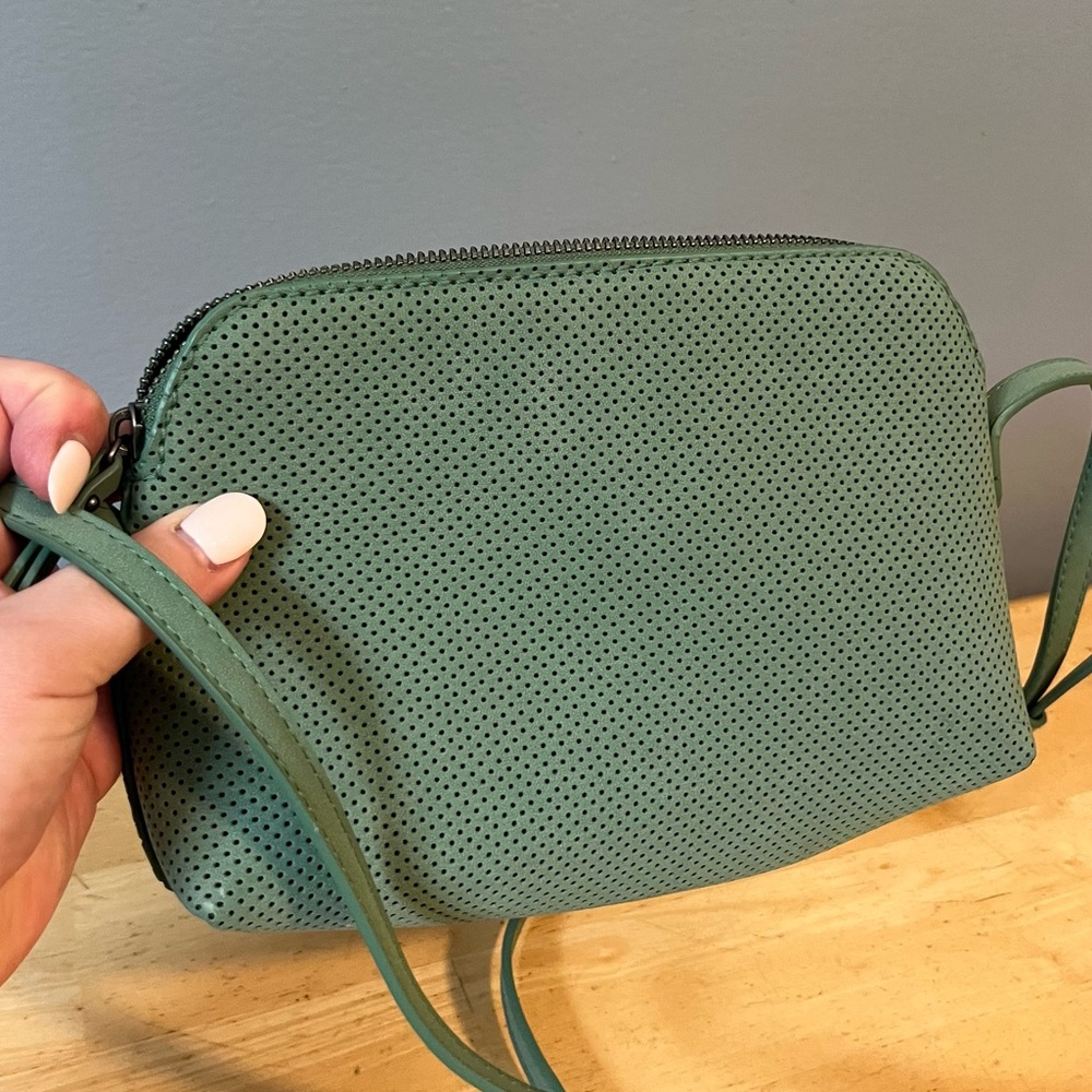 Sage green crossbody bag